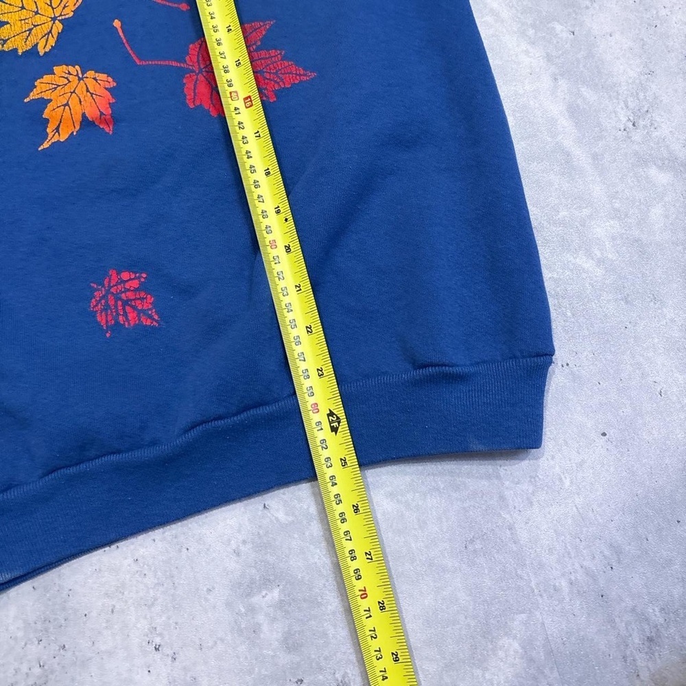 Unisex Vintage 80s Jerzees Lake Placid maple leaf graphic crewneck - Picture 6 of 7